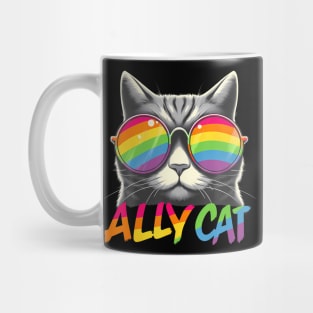 Ally Cat Transgender Trans Pride Stuff Flag Transsexual Lgbt Mug